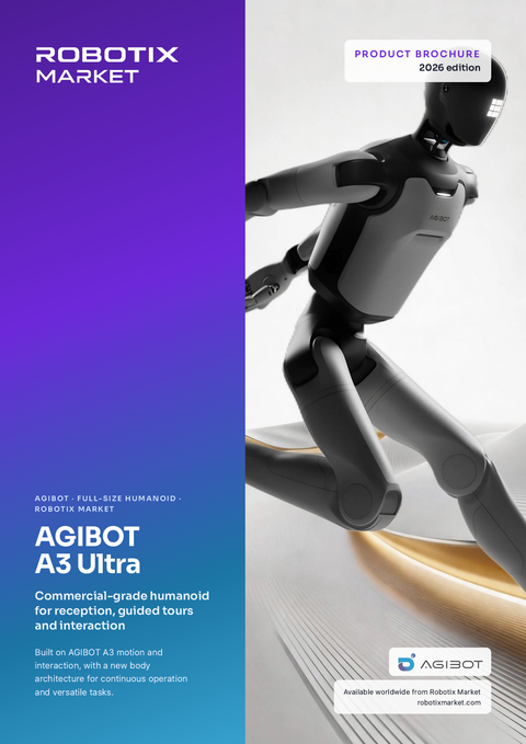 AgiBot A3 Ultra hochagiler interaktiver humanoider Roboter – Produktbroschüre