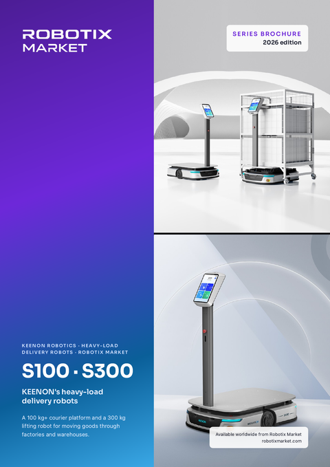 Keenon S100 Schwerlast-Kurierroboter – Produktbroschüre