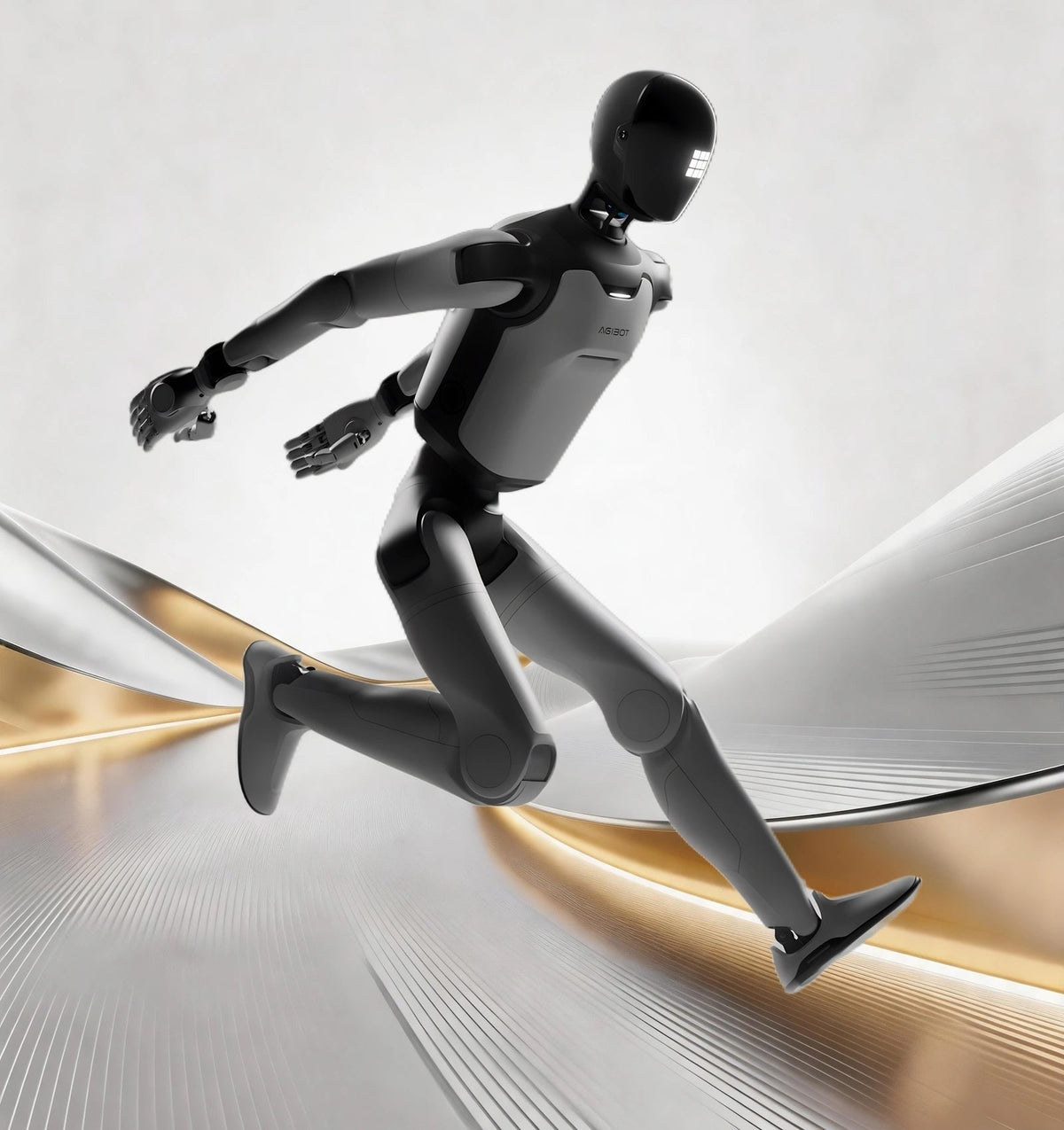 AGIBOT A3 Ultra running